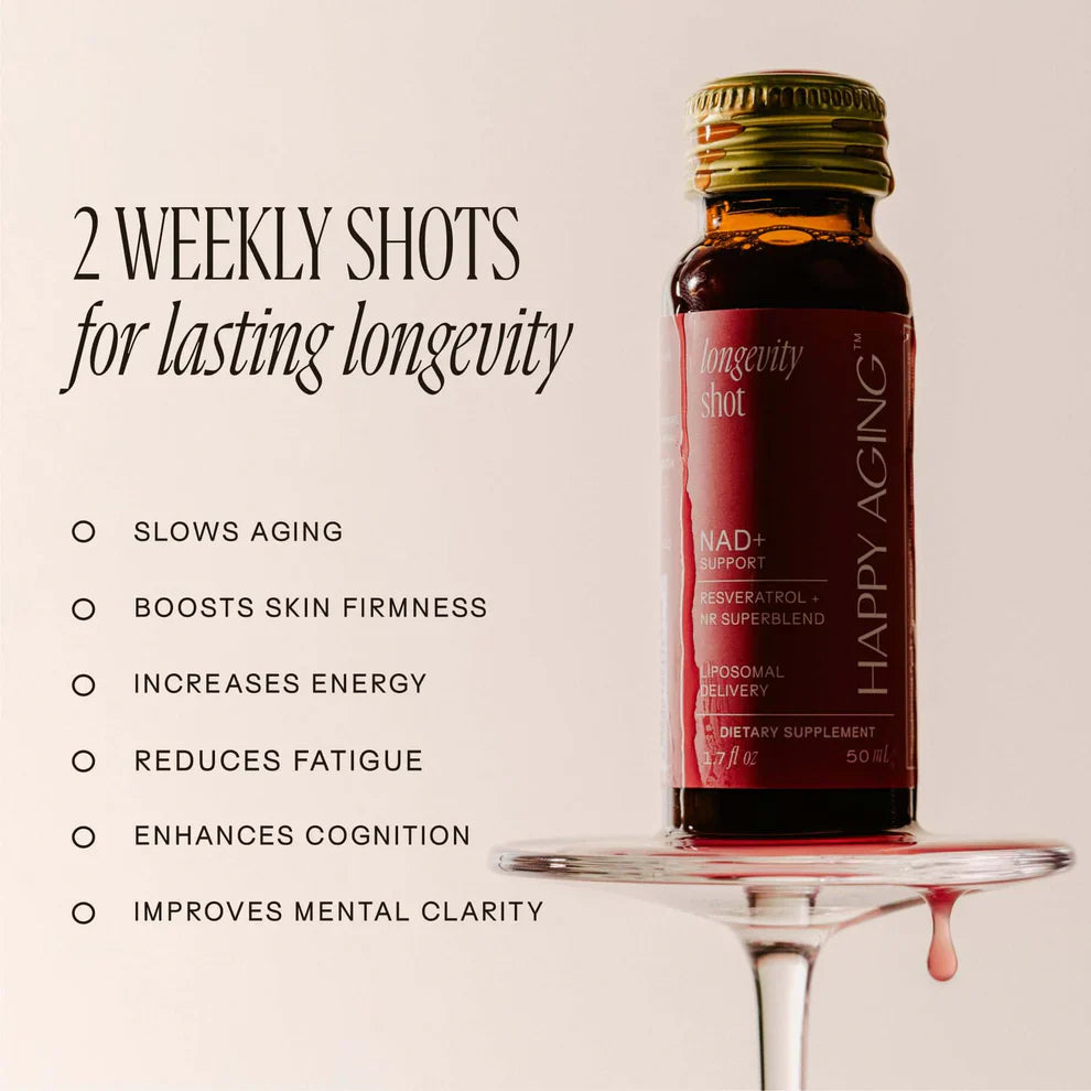 Happy Aging NAD+ Shots